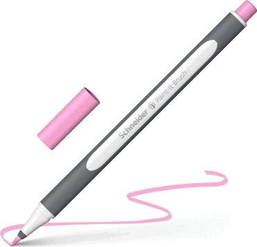Schneider Paint-It 070 Brush Pen Pastell pink, 10er-Pack