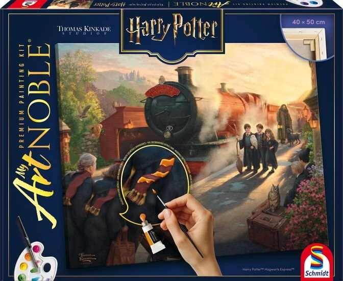 Schmidt Spiele My ArtNOBLE Thomas Kinkade Wizarding World Harry Potter Hogwarts Express