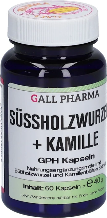 Süssholzwurzel + Kamille 350mg GPH Kapseln, 60 Stück