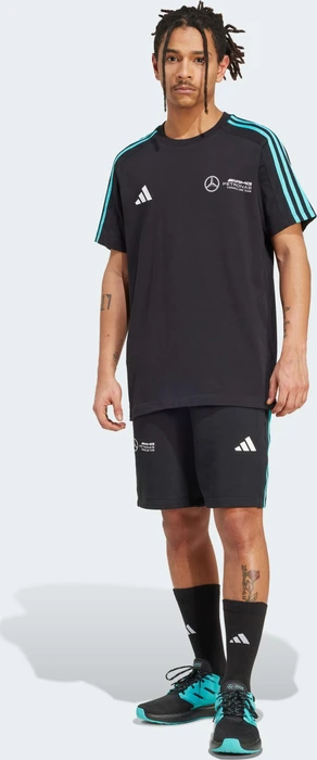 adidas Mercedes AMG Petronas Formula One Team DNA T-Shirt kurzarm schwarz/weiß (Herren)