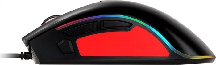 MSI M92 RGB Gaming Mouse, schwarz/rot, USB
