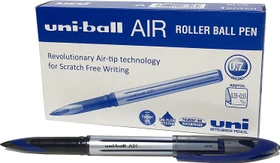 Uni-Ball AIR Medium UBA-188-L Tintenroller (Mine) blau/silber, 12er-Pack