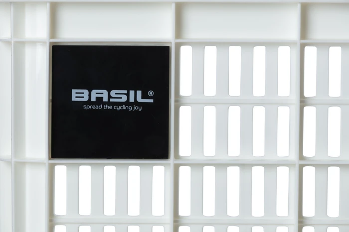 Basil Crate S Fahrradkorb bright white