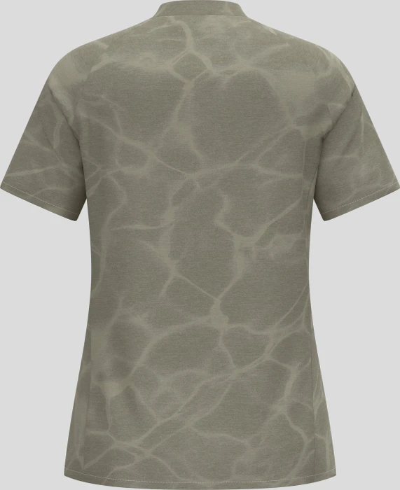 Odlo Ascent Chill-Tec Poloshirt kurzarm agate gray melange (Damen)
