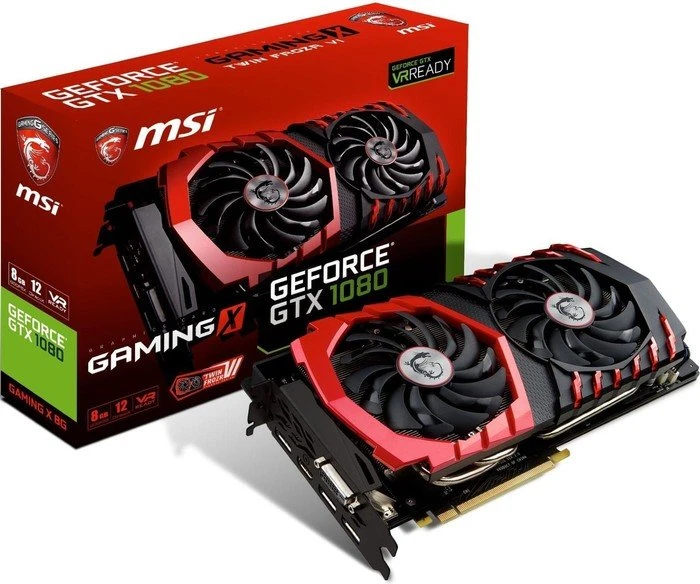 MSI GeForce GTX 1080 Gaming X 8G, 8GB GDDR5X, DVI, HDMI, 3x DP