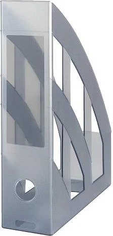 Herlitz Classic Stehsammler, A4, grau/transparent (10074177)