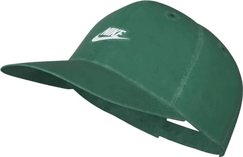 Nike Club unstrukturierte Futura Wash Kappe malachite/white