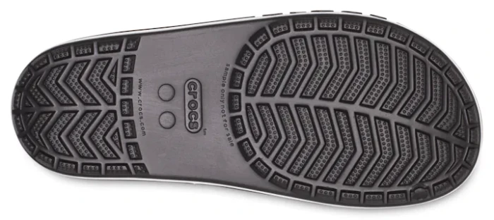 Crocs Bayaband Slide schwarz/weiß