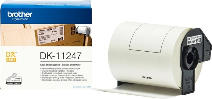 Brother Endlosetiketten DK-11247, 103x164mm, weiß, 1er-Pack (180 Etiketten)