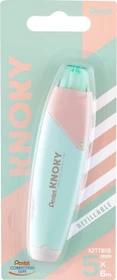 Pentel KNOKY 5mmx0m Korrekturroller grün, Blister