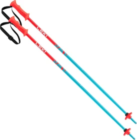 Leki Rider Alpin Skistock petrol/bright red/white (Junior)