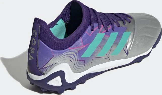 adidas Copa Sense.3 TF silver metallic/mint rush/team colleg purple (Herren)