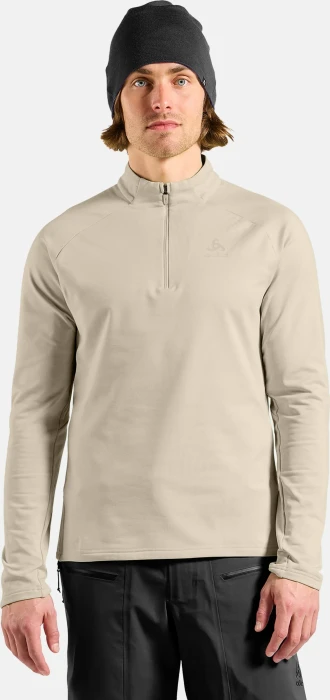 Odlo Essentials Light Mid Layer Half-Zip Funktionsshirt langarm agate gray (Herren)