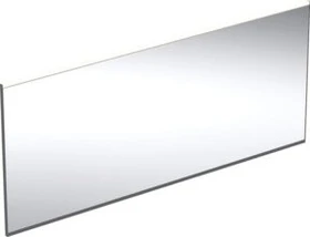 Geberit Option Plus Square Lichtspiegel 160x70x3.5cm, schwarz matt/Aluminium eloxiert