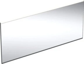Geberit Option Plus Square Lichtspiegel 160x70x3.5cm, schwarz matt/Aluminium eloxiert