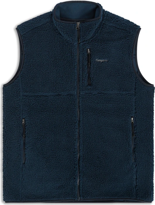 Bergans Lunnan Pile Fleece Funktionsweste navy blue (Herren)
