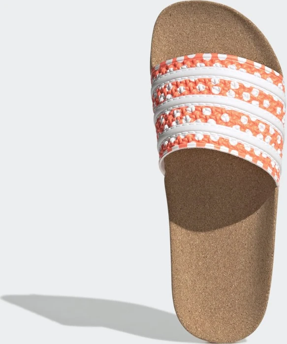 adidas Adilette beam orange/cloud white/gum (Damen)
