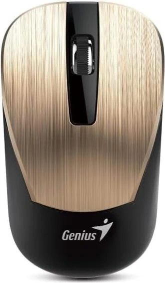Genius NX-7015 V2 Wireless BluEye Mouse gold/schwarz, USB