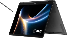 MSI Prestige 14 Flip AI+ D3MTG-055, Platinum Gray, Core Ultra 9 386H, 32GB RAM, 2TB SSD, DE (0014T2-055)