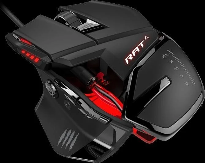 MadCatz R.A.T. 4 Gaming Mouse, PixArt PMW 3310, USB