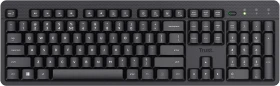 Trust Ody II Silent Wireless Keyboard, schwarz, USB, DE (25014)