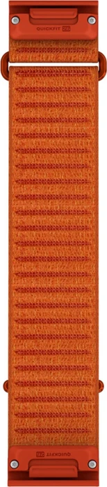 Garmin ComfortFit Quickfit Nylon Armband 26mm lang autumn orange