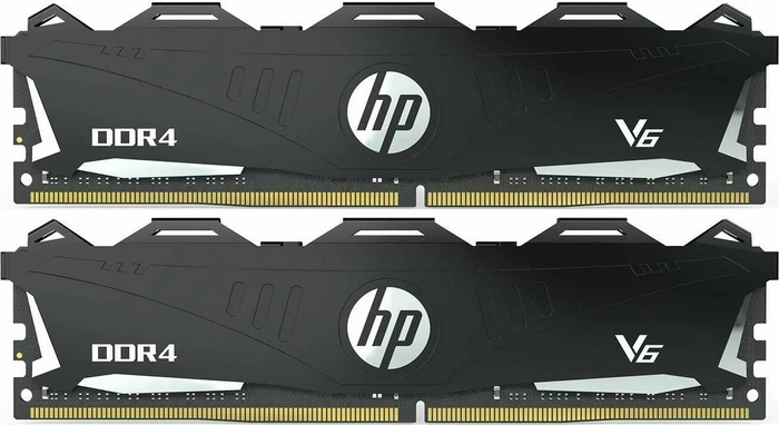 HP V6 Series schwarz UDIMM 16GB Kit, DDR4-3200, CL16-18-18-36, 1RX8