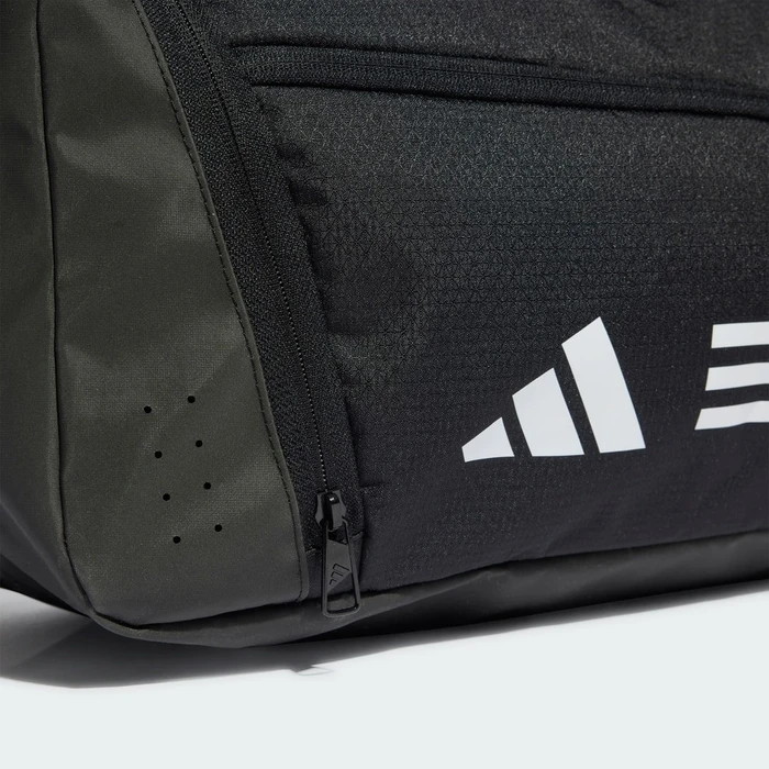 adidas Essentials 3-Streifen Duffelbag Sporttasche schwarz/weiß