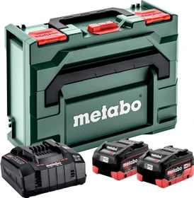 Metabo Starterset 18V, 8.0Ah, Li-Ionen/LiHD, 2 Akkus [16.0Ah] [288Wh]