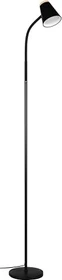 Trio Pongo LED-Stehleuchte schwarz