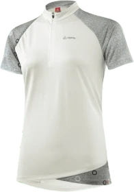 Löffler Axo Rise Half-Zip Trikot kurzarm creme white (Damen)