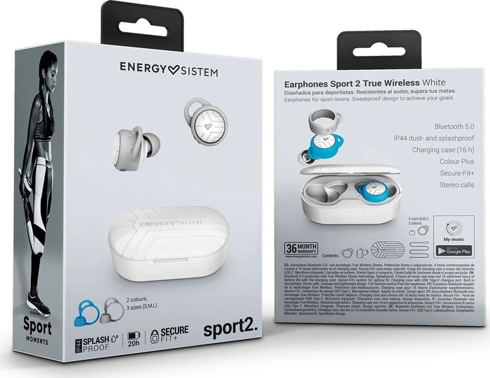 Energy Sistem Sport 2 True Wireless White