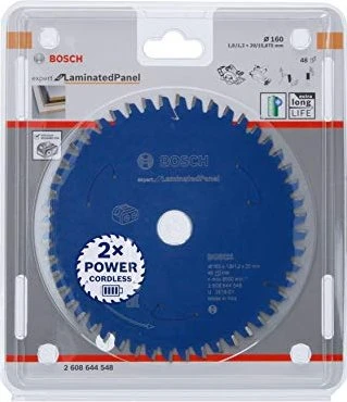 Bosch Professional Expert for Laminated Panel Kreissägeblatt 48Z, 160x1.2x20mm, 1 Stück