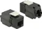 DeLOCK Keystone Modul RJ-45 Buchse via Verlegekabel Cat6a, schwarz Vorschaubild