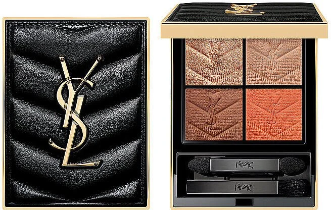Yves Saint Laurent Couture Mini Clutch Palette 810 over orange, 4g