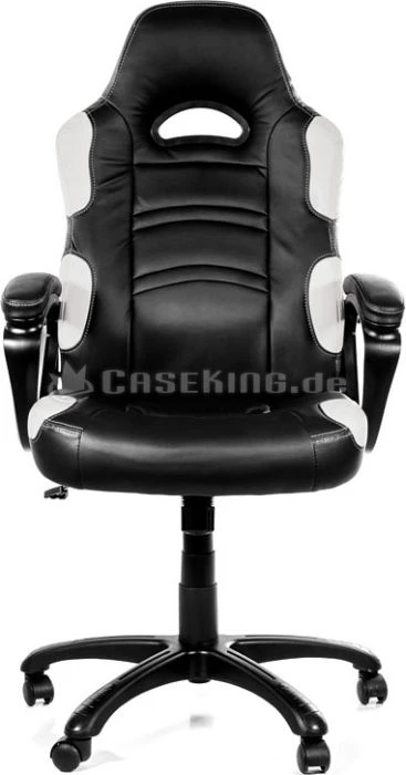 Arozzi Enzo Gamingstuhl, schwarz/weiß