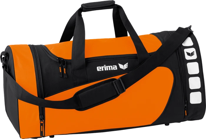 Erima Club 5 M Sporttasche orange/schwarz