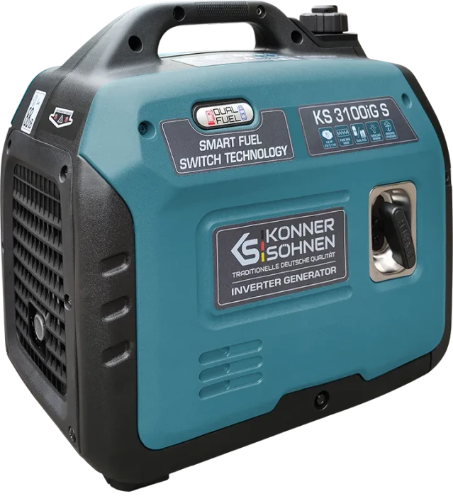 Könner & Söhnen KS 3100iG S Hybrid Flüssiggas/Benzin-Stromerzeuger