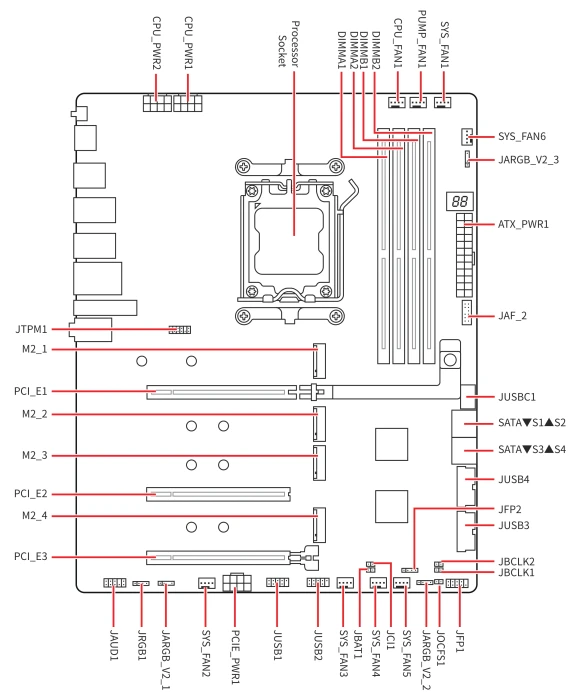 MSI MAG X870E Tomahawk MAX WIFI (AMD AM5)
