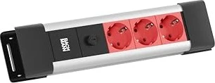 Bachmann Connectus, 3-fach, 2m, rot