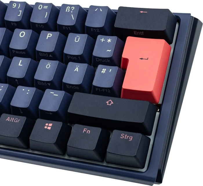 Ducky One 3 Mini, Cosmic Blue, PBT, LEDs RGB, MX RGB ERGO CLEAR, USB, DE