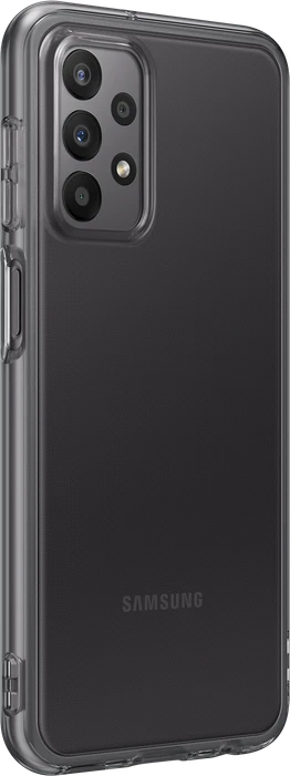 Samsung Soft Clear Cover für Galaxy A23 schwarz