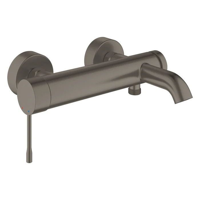Grohe Essence Einhand-Wannenarmatur 1/2" hard graphite gebürstet