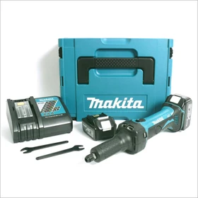 Makita DGD800RFJ Akku-Geradschleifer inkl. MAKPAC + 2 Akkus 3.0Ah