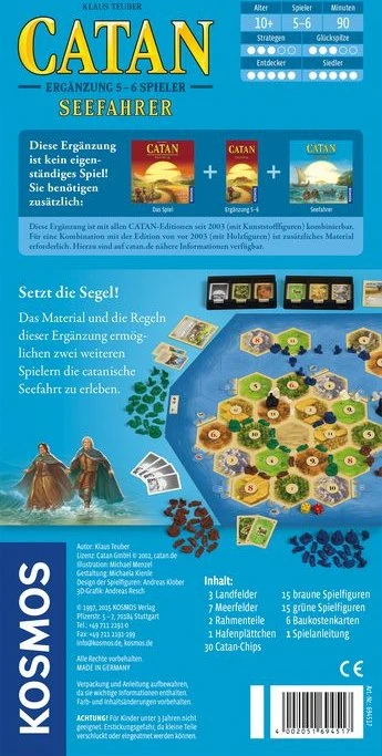 Die Siedler von Catan - Seefahrer für 5 & 6 Spieler (Ergänzung)