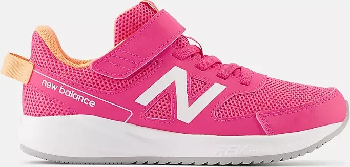 New Balance 570v3 Bungee Lace Top Strap hi-pink/light dragonfly (Junior)