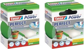 tesa extra Power Perfect grün, Gewebeband, 38mm/2.75m, 1 Stück