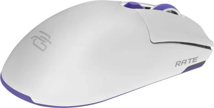 Proove Rate Special Edition Wireless Gaming Mouse, weiß/violett, USB/Bluetooth