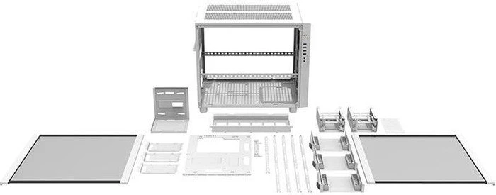 Thermaltake Core X5 Tempered Glass Snow Edition weiß, Glasfenster