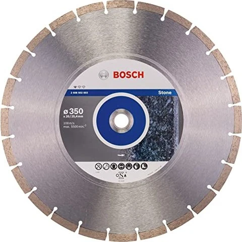 Bosch Professional Standard for Stone Diamanttrennscheibe, 350x3.1x20mm, 1 Stück